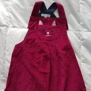 Overall Cat Dress - size 3-4